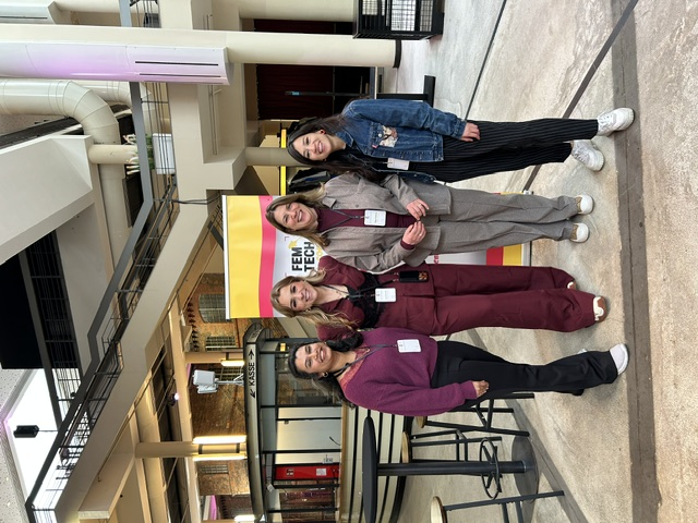 The FemTechConf team at the summit venue